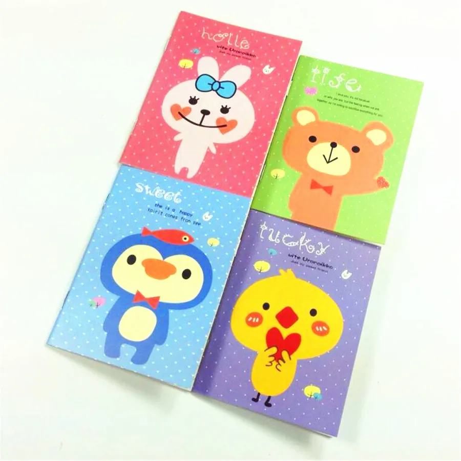 

Small Animal Series Mini notebook Diary Planner Notebook School Office Supplies Kawaii Sketchbook Stationery