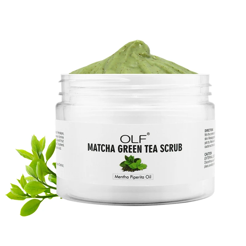 

Amazon Supplier Private Label Hot Sale Matcha Green Tea Body Scrub