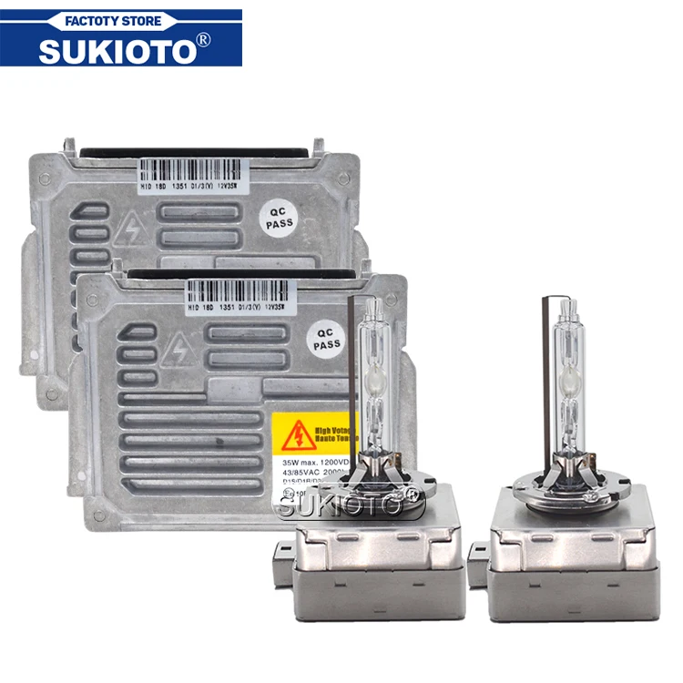 

SUKIOTO OEM Ballast Kit For 7G 7Green 35W HID Xenon D1S D3S Ballast Control Unit 89034934 63117180050 89089352 Car Headlamp Kit