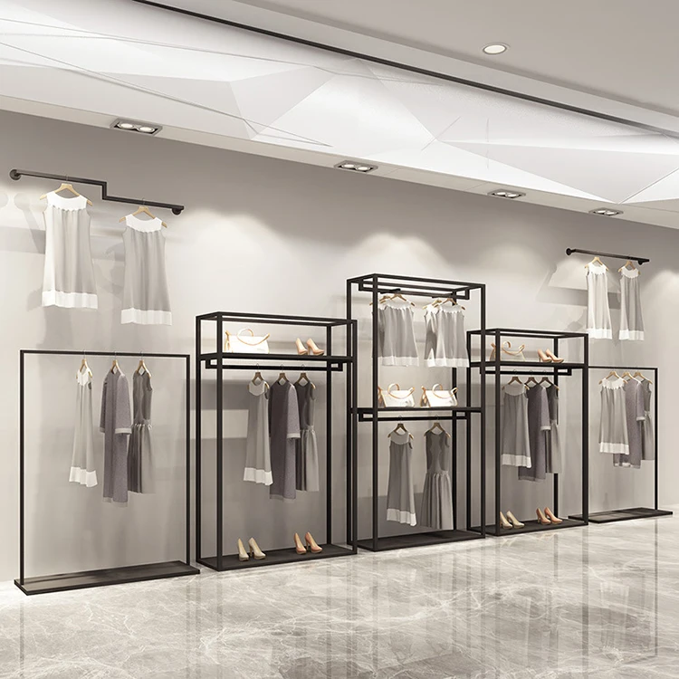 Fashion Retail Shop Design Clothing Kids Cloth Rack Modern Store