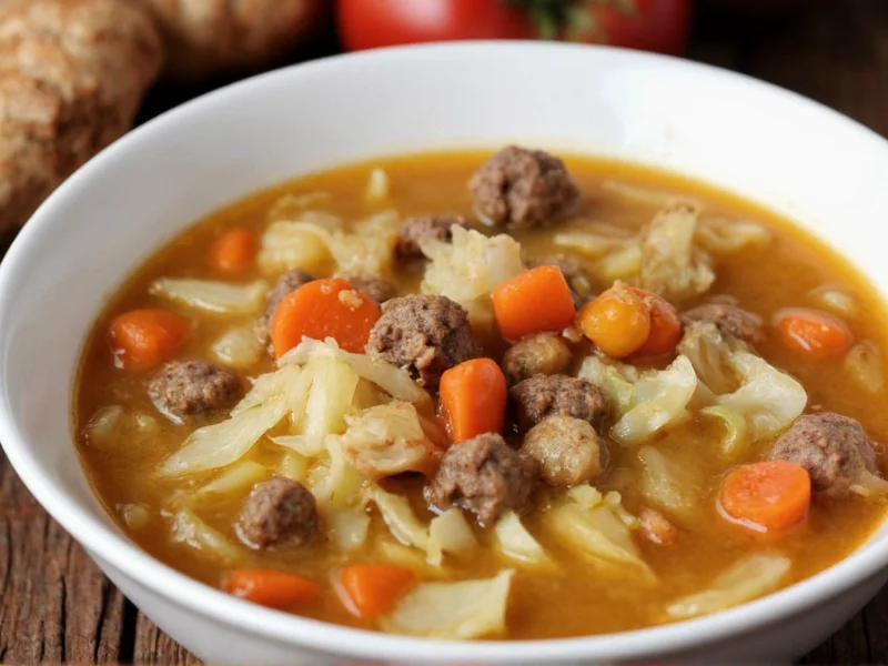 Easy Cabbage and Hamburger Soup Recipe | Classic Comfort Food