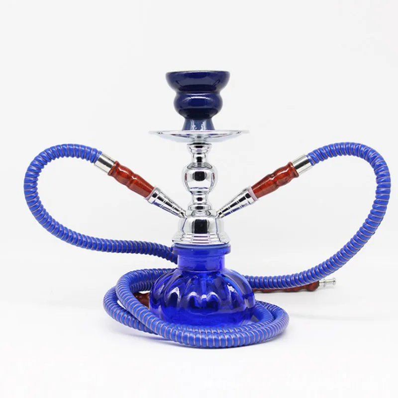 

10 ' Hookah Full Set 2 Hose Hookah with Complete Set 4color Narguile Smoking Pipe Tools, White
