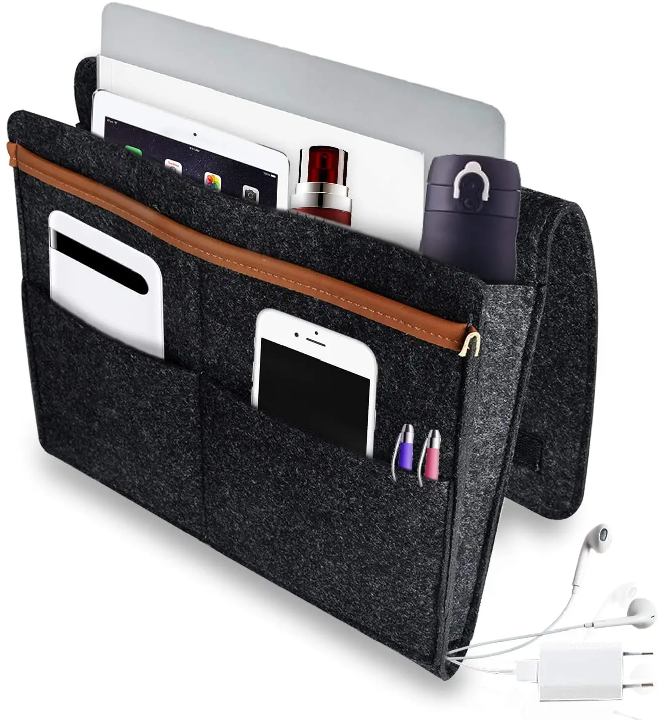 

TBC-A003 felt bedside storage caddy bedside organizer, Customized color