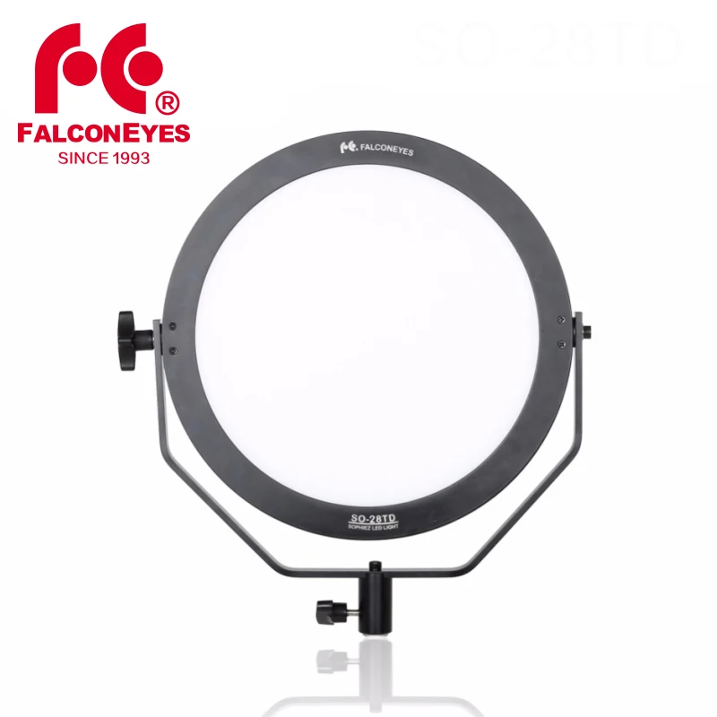 

FalconEyes SO-28TD Led Studio Video Soft Light 28W Beauty Panel Lamp Round Photographic Lighting For Film Advertisement Shooting
