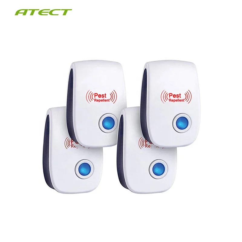 

Frequency Conversion Ultrasonic Pest Repeller Indoor EU US UK Plug in Electronic Control Pest, White