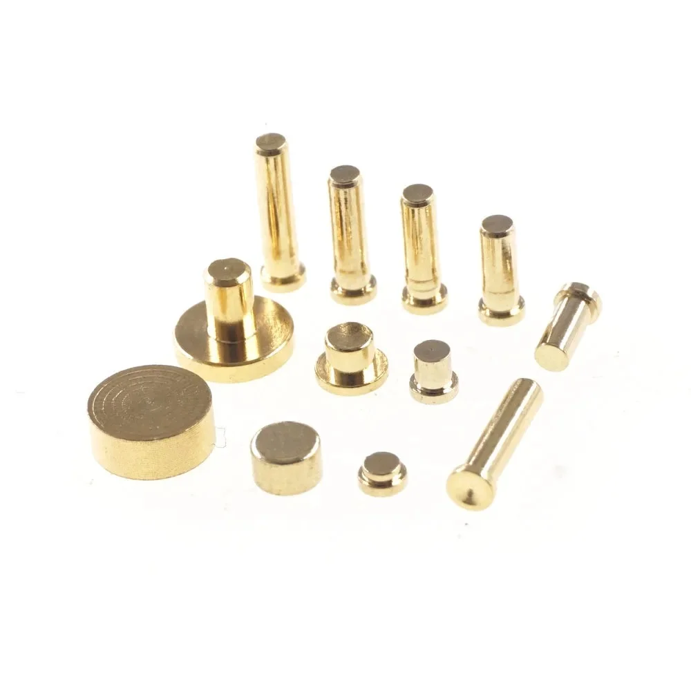 1.7 2.0 3.0 4.0 6.0 MM Pogo Pin Connectors High Current Copper Pillar Lathe Parts Probe Conductive Target Pad Female