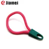travel bag accessories rubber locking zipper puller with string