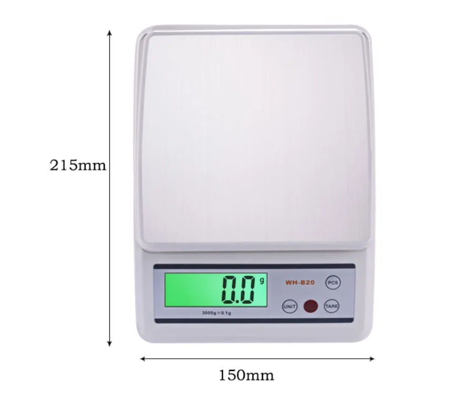 

Portable Kitchen Electronic Scales Wholesale Electronic Scale 3KG/0.1