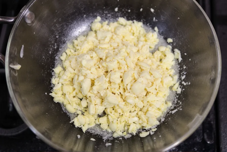 Chef's hand mincing fresh garlic cloves with proper technique
