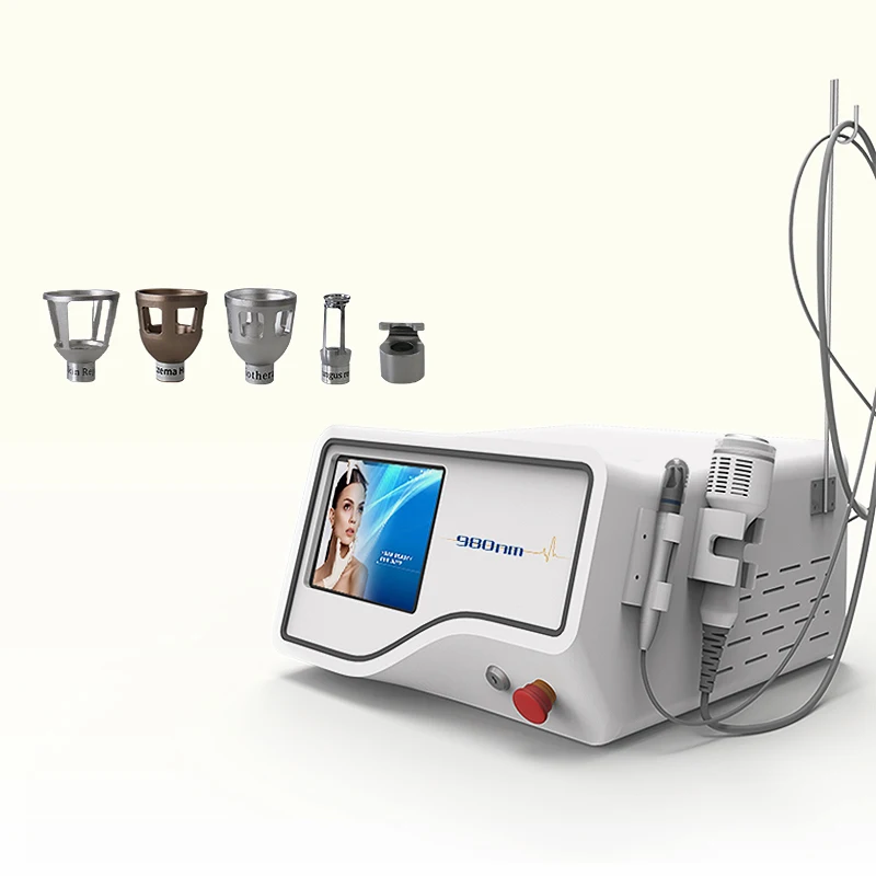 

Salon Use 6 IN 1 Beauty Machine 980nm Diode Laser Spider Vein Removal 40w Equipment Acne Treatment Blood Vascular Removal