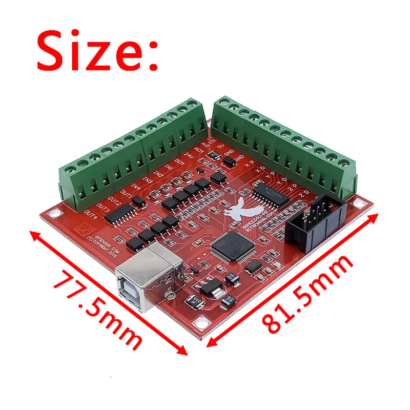 USB CNC MACH3 100Khz Breakout Board 4 Axis Interface Driver Controller Motion