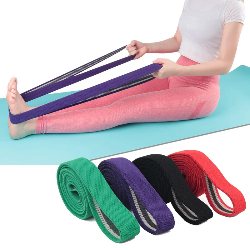 

208CM Yoga Exercise Stretch Bands Home Gym Fitness Equipment Body Stretch Workout