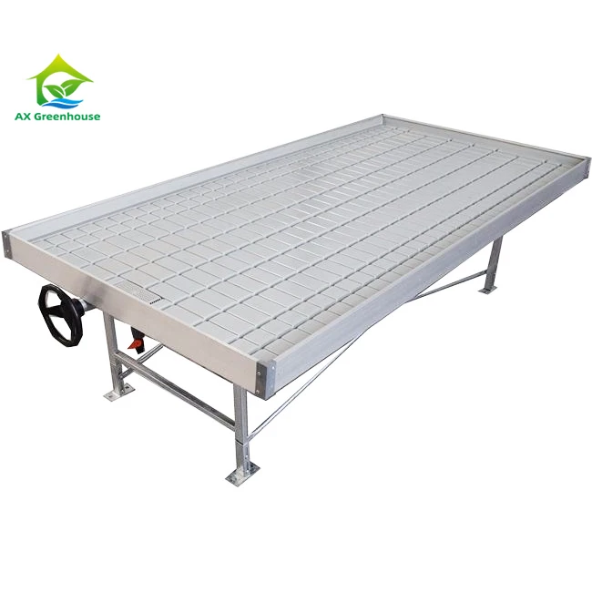 

Film Greenhouse Flood Table Grow Rack Ebb And Flow Rolling Bench Vertical Grow Rack System