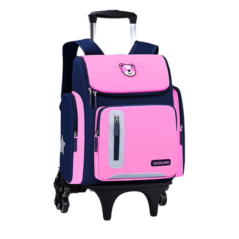 

Fashion kids school bags with wheel school bags kids backpack cartoon cute bag school, Customized color