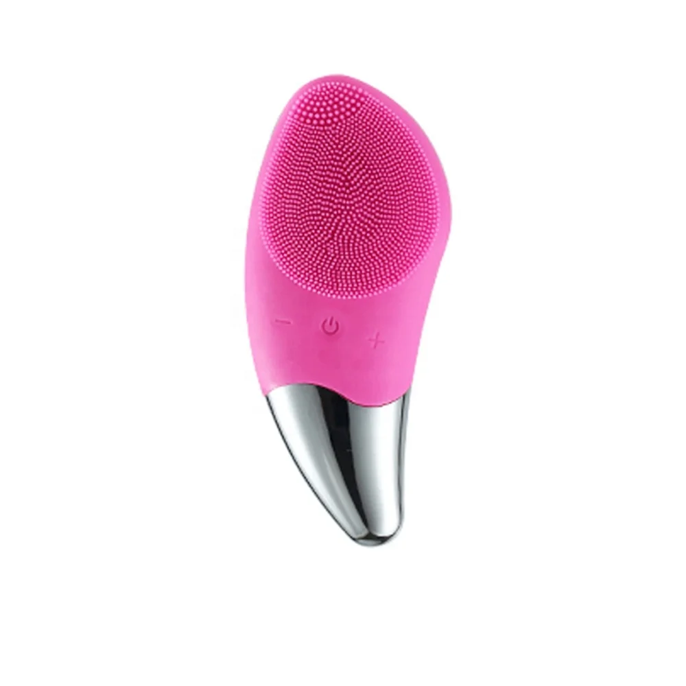 

Ultrasonic cleansing instrument rechargeable silicone massage instrument exporter, Optional