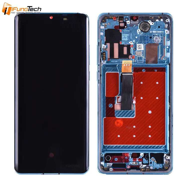 

6.47" OLED LCD For Huawei P30 Pro LCD With Frame For Huawei P30 Pro VOG-L29 VOG-L09 VOG-L04 Display Screen, Black, aurora, red, crystal