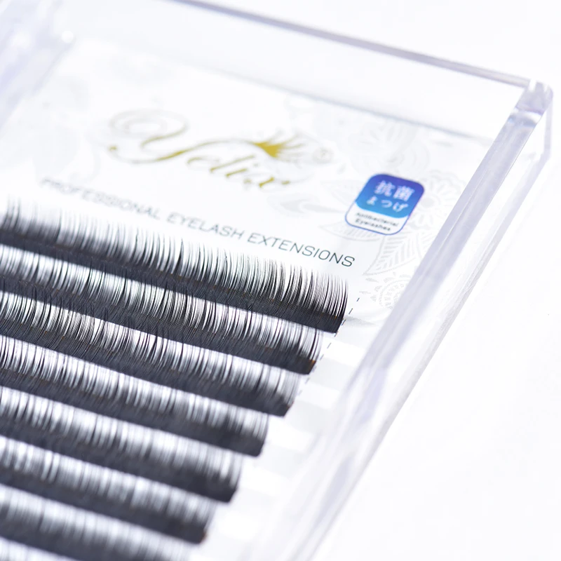 

Yelix Wholsale Oem B Curl 0.12mm Super Soft Under Bottom Eyelash Upper Eyelashes Lower Eyelashes, Black