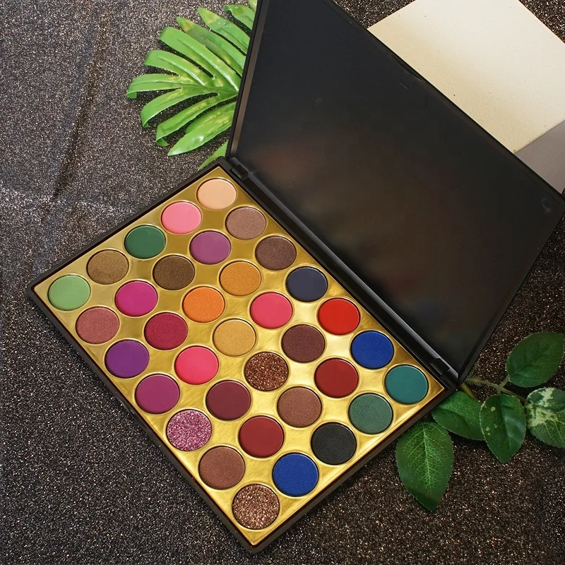 

OEM custom private label 35 colors eyeshadow palette high pigmented eye shadow