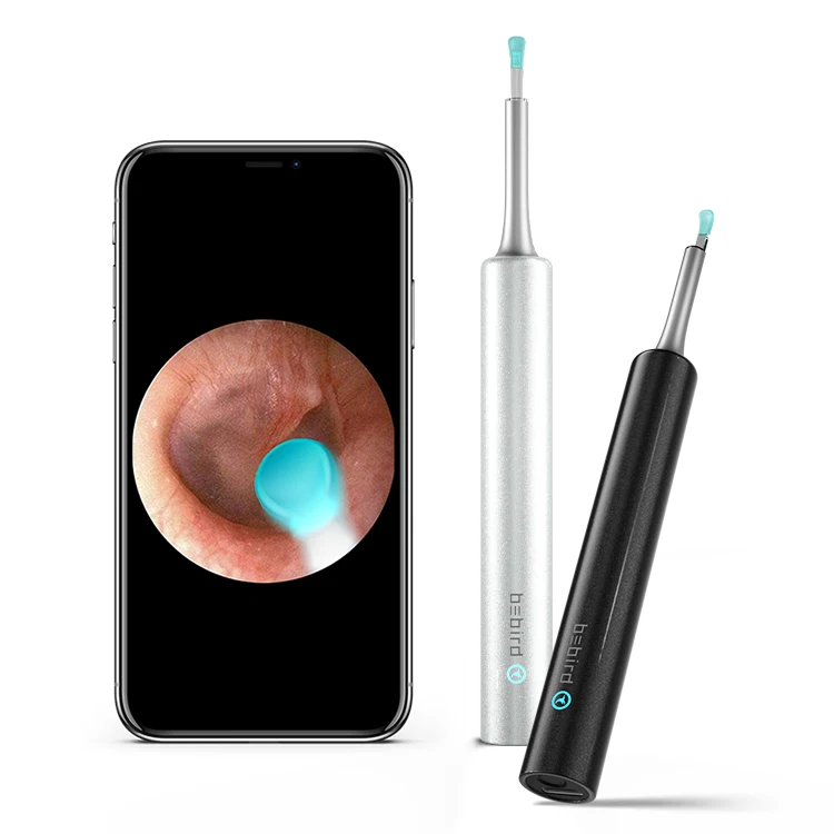 

Bebird C3 2020 WIFI mini wireless otoscope camera ear cleaner pen rod, Black,white,blue,pink