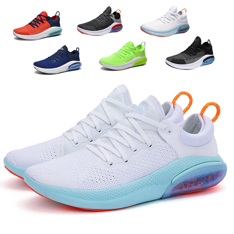 

World-win 2021 NK New Joyride Run Fly Knit Running Shoes Casual Sport Shoes Sneakers Gift Shoes NO Logo, White/purple/yellow