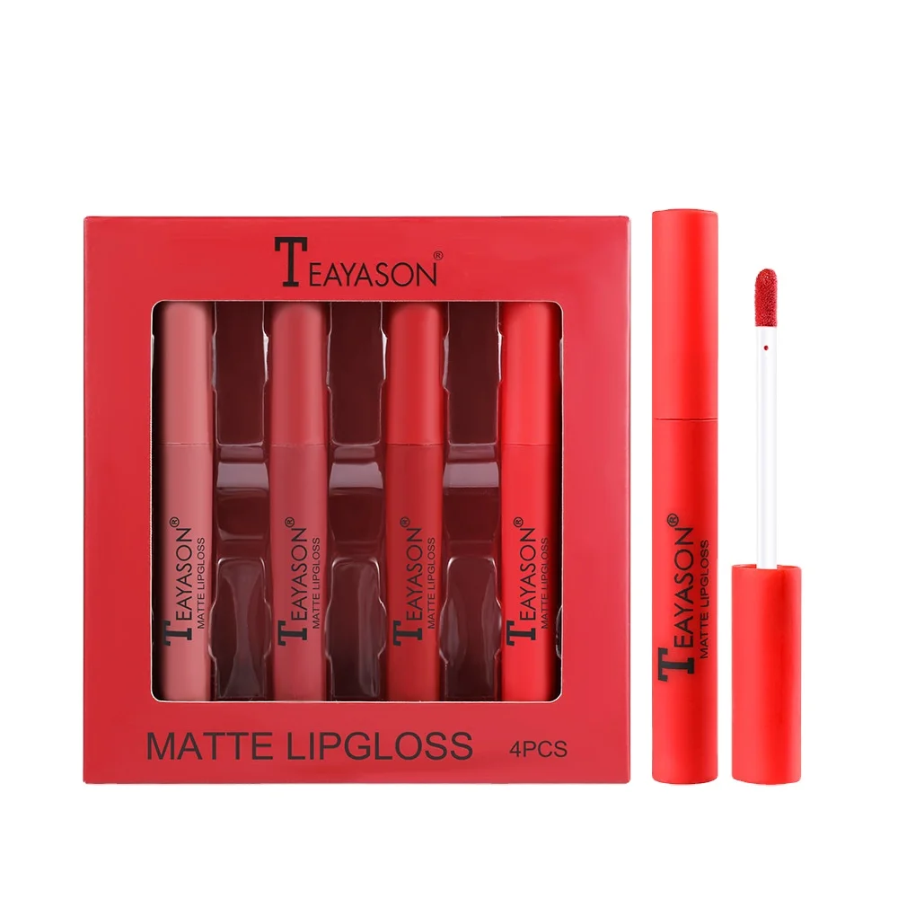

Private Label Matte Velvet Lip Gloss Set Long Lasting Waterproof Lipstick Set