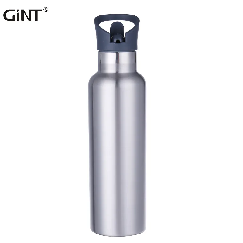 

Fashion Sports Gym Muliti Lid Customer Color Stainless Steel Water Bottle