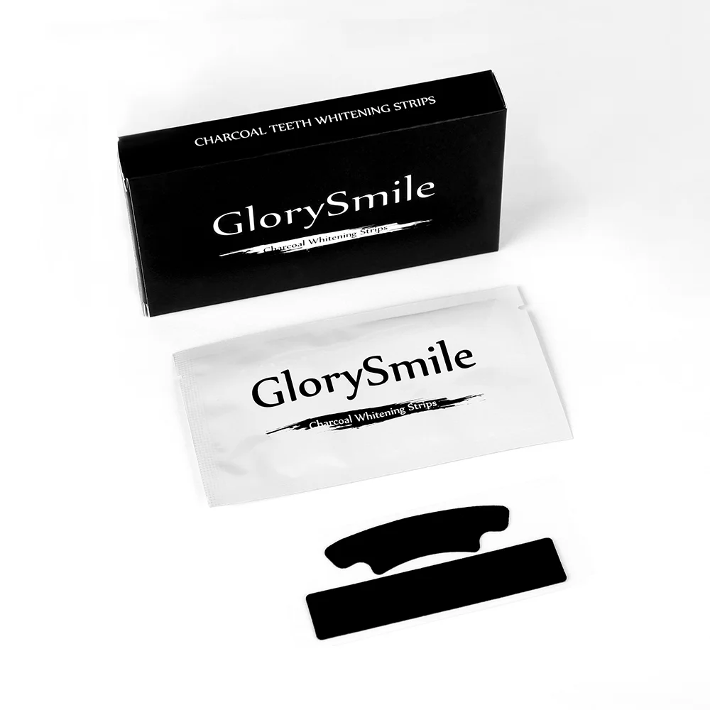 

GlorySmile OEM Teeth Whitening Charcoal Strips No Peroxide