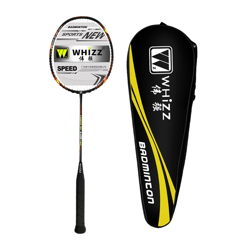

New material product launch WHIZZ model A630 ultra lightweight 60-65g 100%graphite badminton rackets sets
