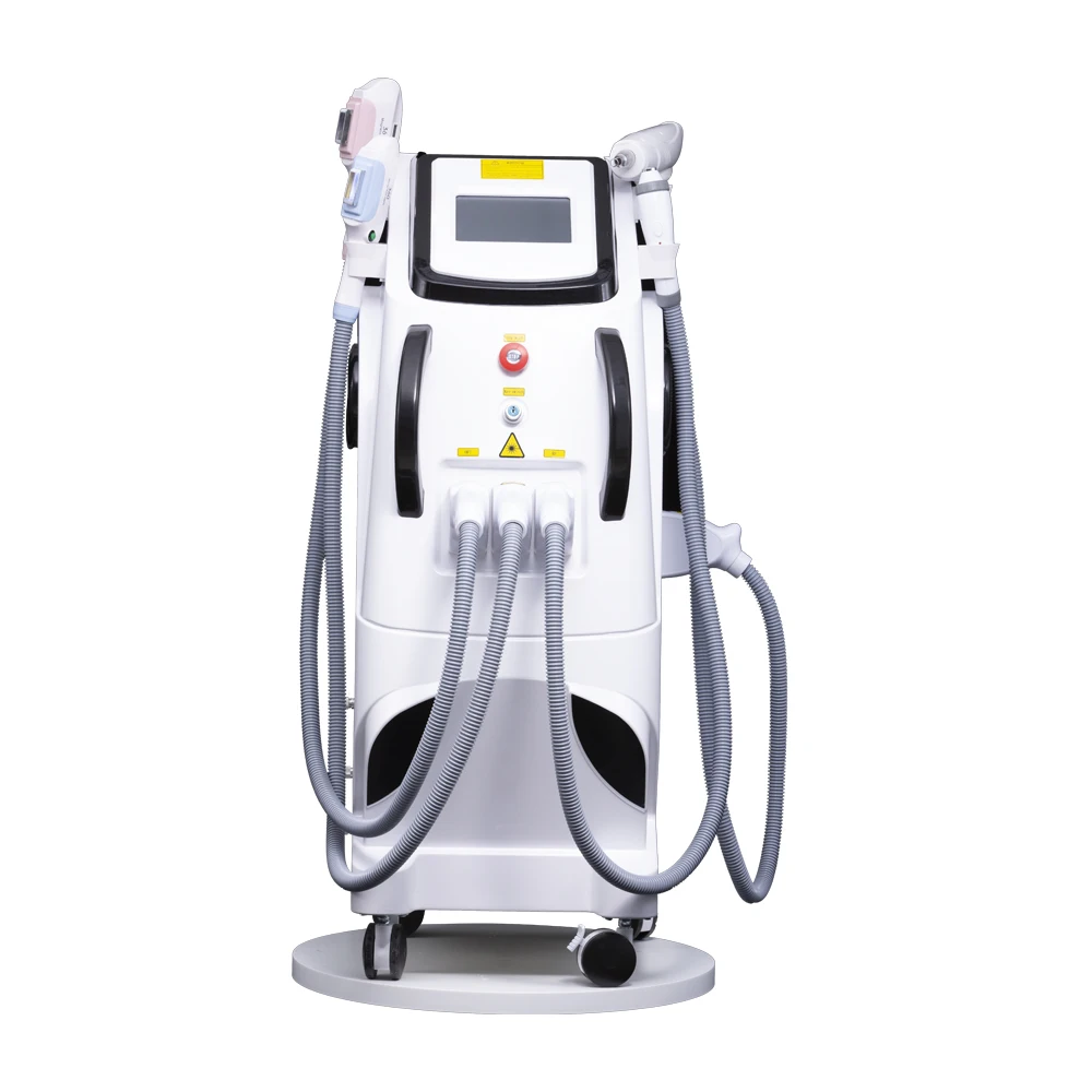 

Multifunction beauty machine 4 in 1 elight ipl opt shr rf nd Yag Laser Tattoo removal hair removal machine