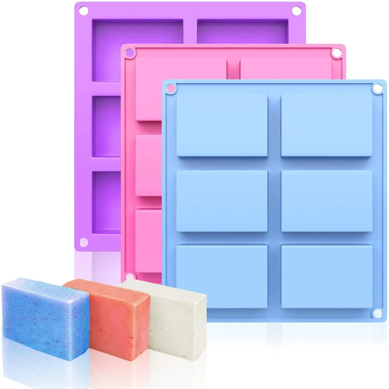 

Wholesale 6 Cavities Round Mould Silicone Mold for Soap, Cake Pan, Chocolate, Customized color
