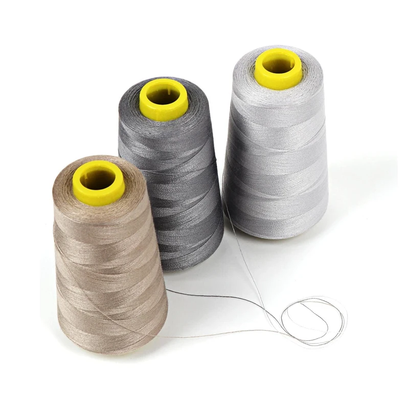 

Tex30 Ticket120 60s/3 100% Polyester in Stock Polyester Sewing Thread for Suits, Customized