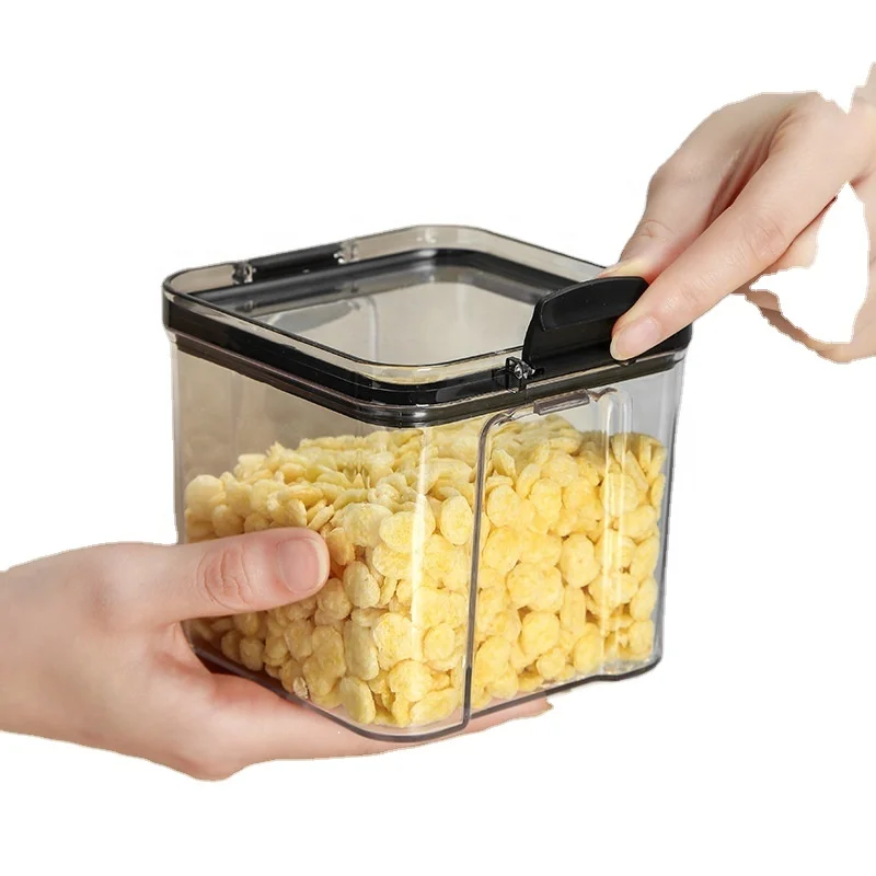 

Amazon Hot Selling Plastic Storage Containers High Clear Kitchen Food Storage Container Set Airtight Containers With Lids, Red/grey/customized pantone color