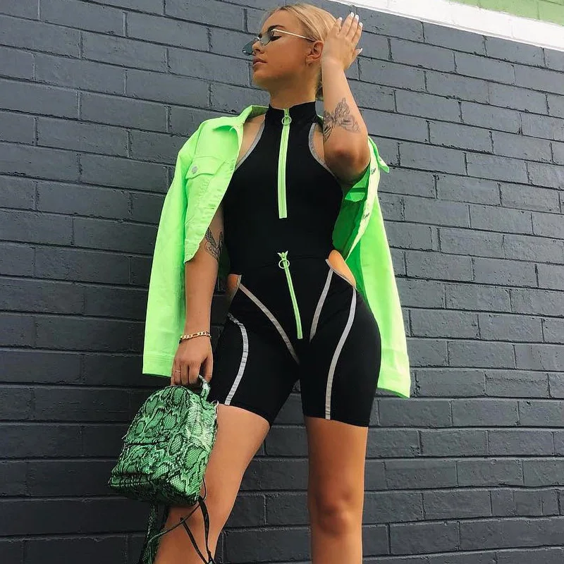 

popular style New women's wear in spring and summer sports tight-fitting bare-back jumpsuits, As picture shows