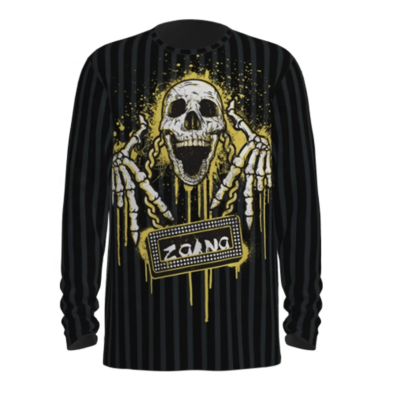 

High quality sport long sleeve T-shirt running yoga O neck breathable custom shirt men active sublimation t shirt