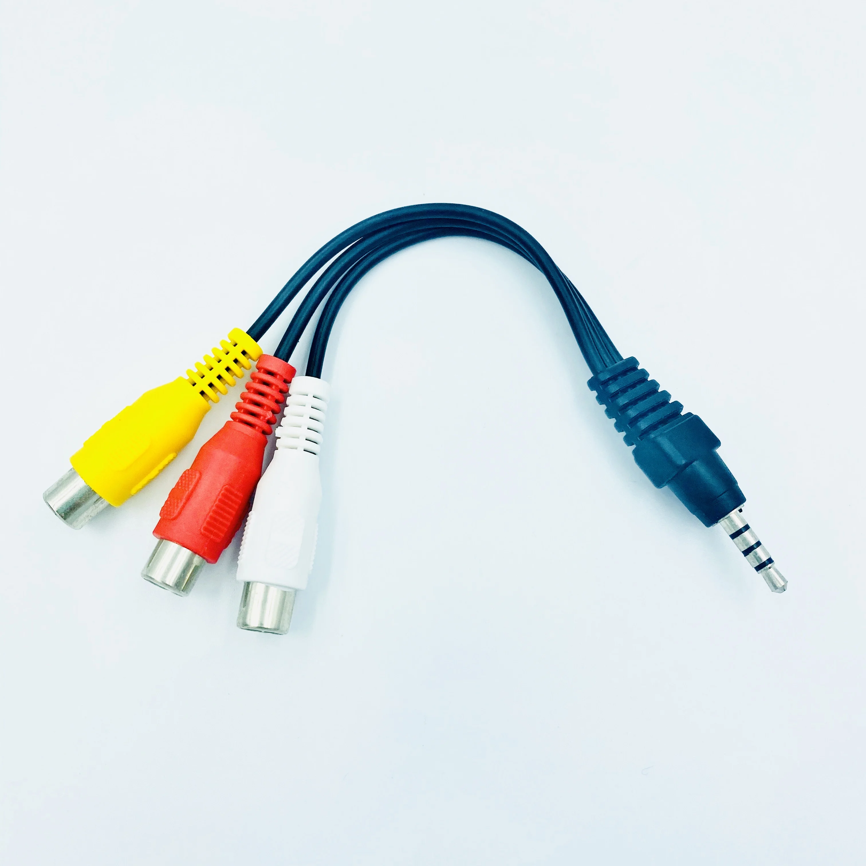 3.5mm male to 3RCA female Audio video cable - ANKUX.COM