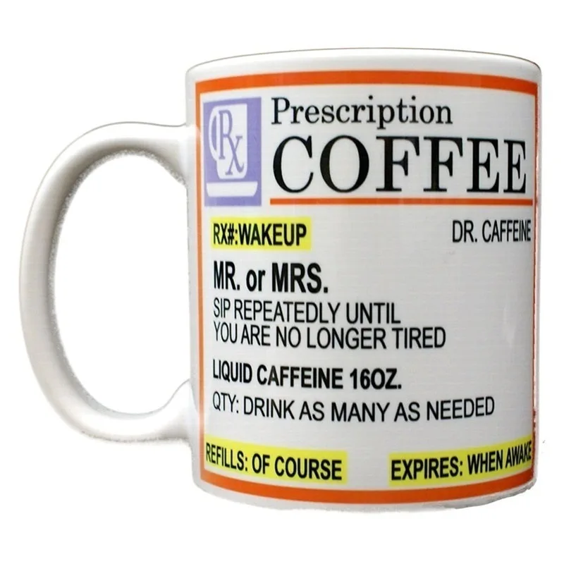 

Porcelain Sublimacion Ceramic Prescription Cup Medicine Jar Mug Funny Mug Medicine Bottle Cup Prescription Mug Water Cup