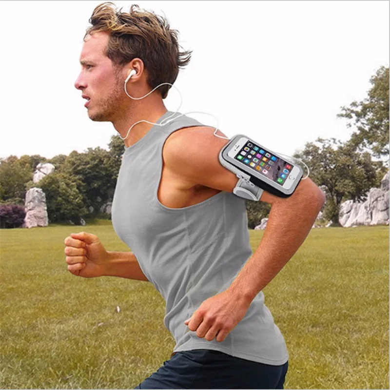 

Outdoor Running Sports Phone Holder Armband Case for iPhone Android Gym Running Phone Bag Arm Band Pounch for Samsung Galaxy