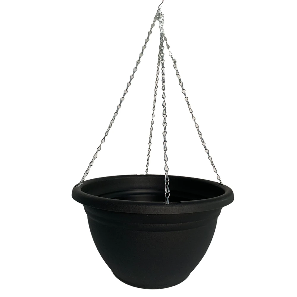 

Plant Pots White Hanging Basket Planters Garden Plastic Hot Sell Indoor Outdoor 20-25 Days Not Coated Round Shape Light Weight, Customized color