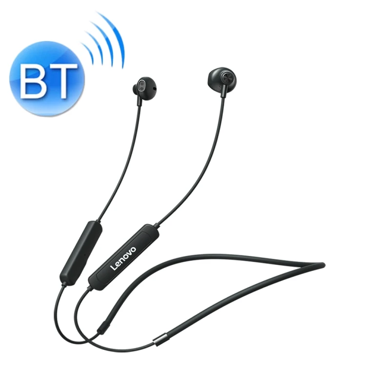 

Wholesale Original Lenovo SH1 Wired Earbuds Intelligent Noise Reduction Neck-mounted Magnetic Support Call BT Earphones