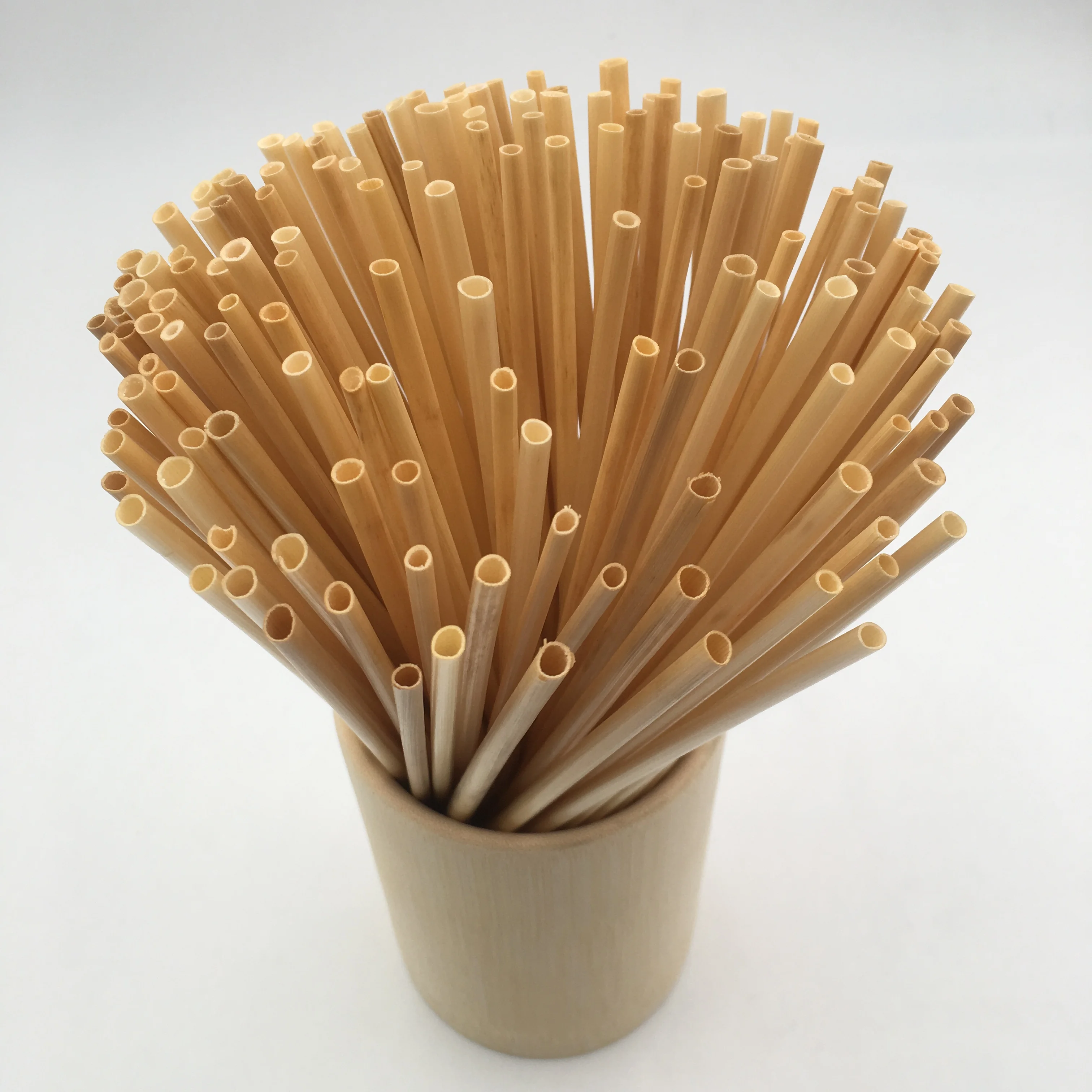 100 Natural Wheat Drinking Straws,Wheat Compostable Straw With Custom