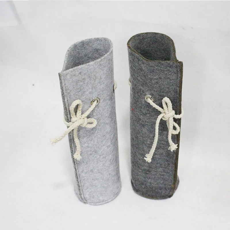 factory supply customized size felt insulated bag bottle