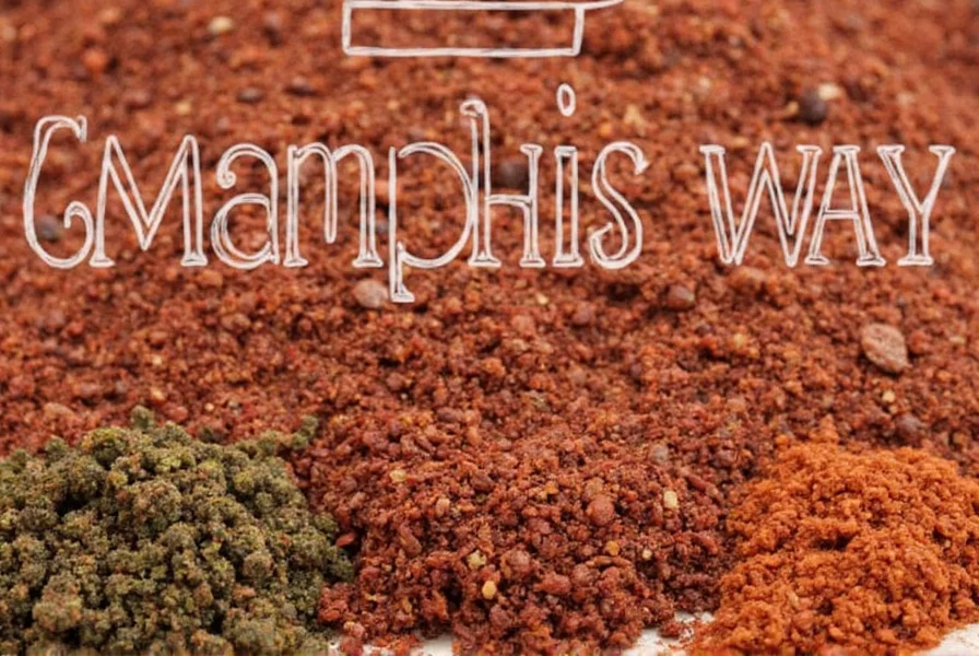 Grilling process with Memphis rub application
