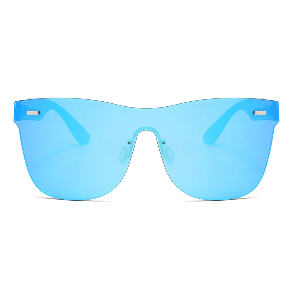 

Superhot Eyewear 11361 UV400 Rimless Mirrored One Piece Lens Sunglasses