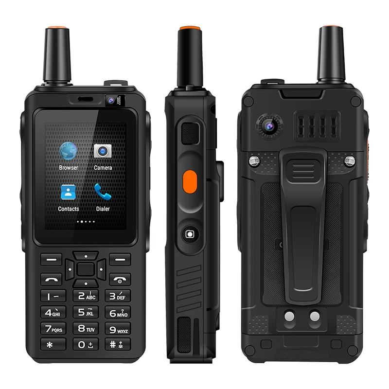 

UNIWA F40 4G Zello PTT Walkie Talkie Android Phone Two Way Radio 4000 mAh Battery, Black