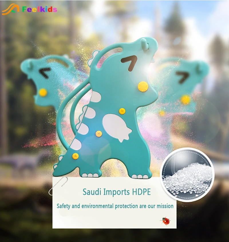 Feelkids Cheap Indoor Plastic Play Slides for Kids-Adventure Park & Home Use details