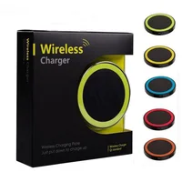 

2020 promotion gift cell phone charging colorful wireless charger small portable fast charger