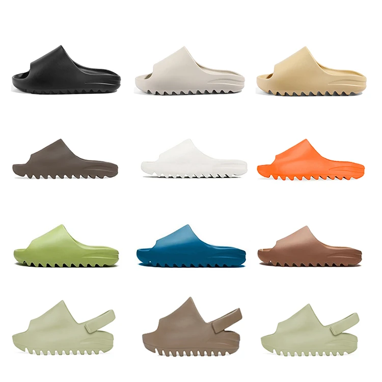 

Drop Shipping Zapatillas Slidel Yeezy Solid Color Anti Slip Slides Slipper For Woman And Man, Pantone color is available