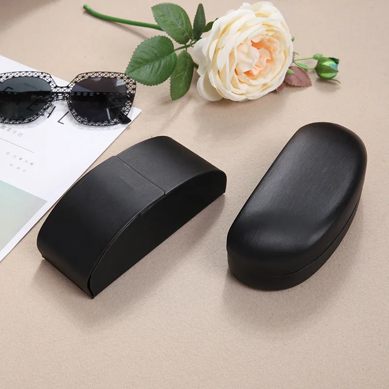 

LBAshades Trendy Black Sunglasses Cases Package Customize Logo Metal Eywear Box