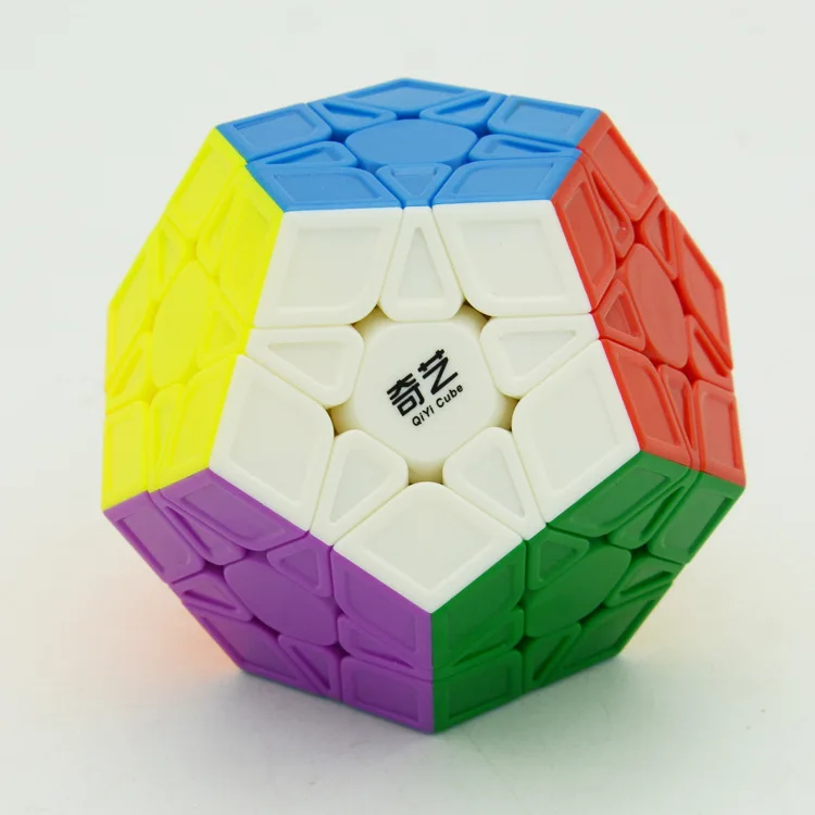 Qiyi Qiheng S carved solid color special-shaped five magic cube special-shaped Dodecahedron Cube toy