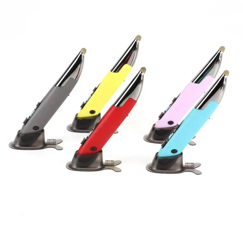 

2021 Innovative Pen-style Handheld smart mouse Optical Pen 1600DPI 5 Keys Mini Mice Pen Mouse for Tablet phone Laptop PC Desktop, Black,blue,purple,yellow